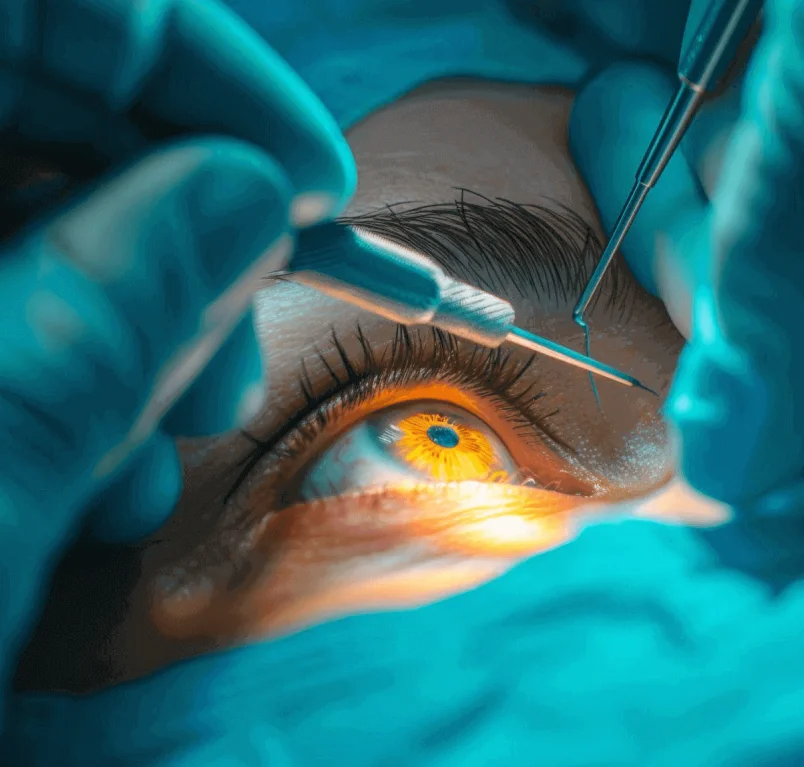 Eye surgery theatre